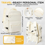Ryanair Backpack Travel Cabin Airplane Backpack, Air Vacuum Compression Backpack, Women Men Backpack Business Laptop Bag Handbag
